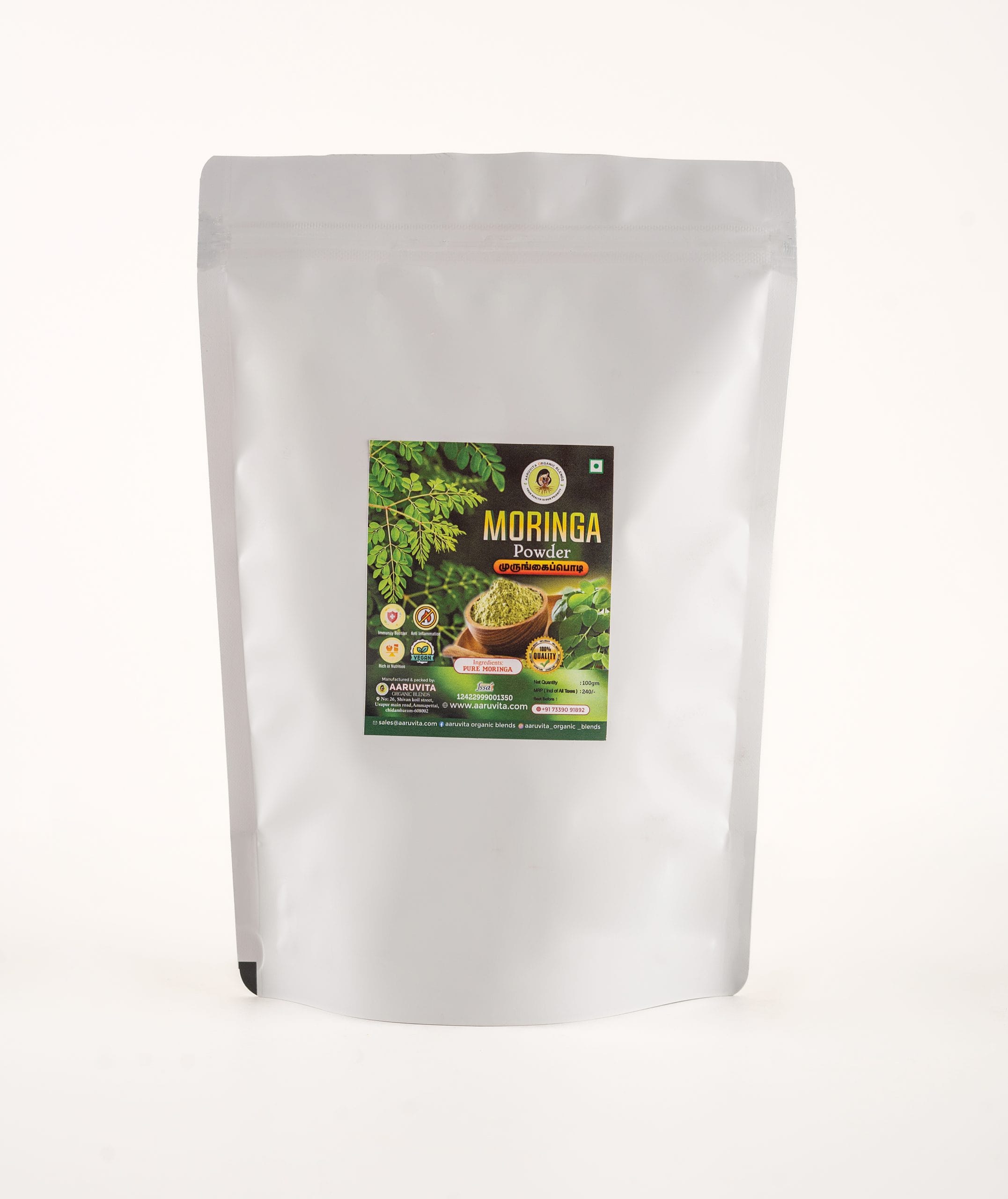 Organic Moringa Leaf Powder