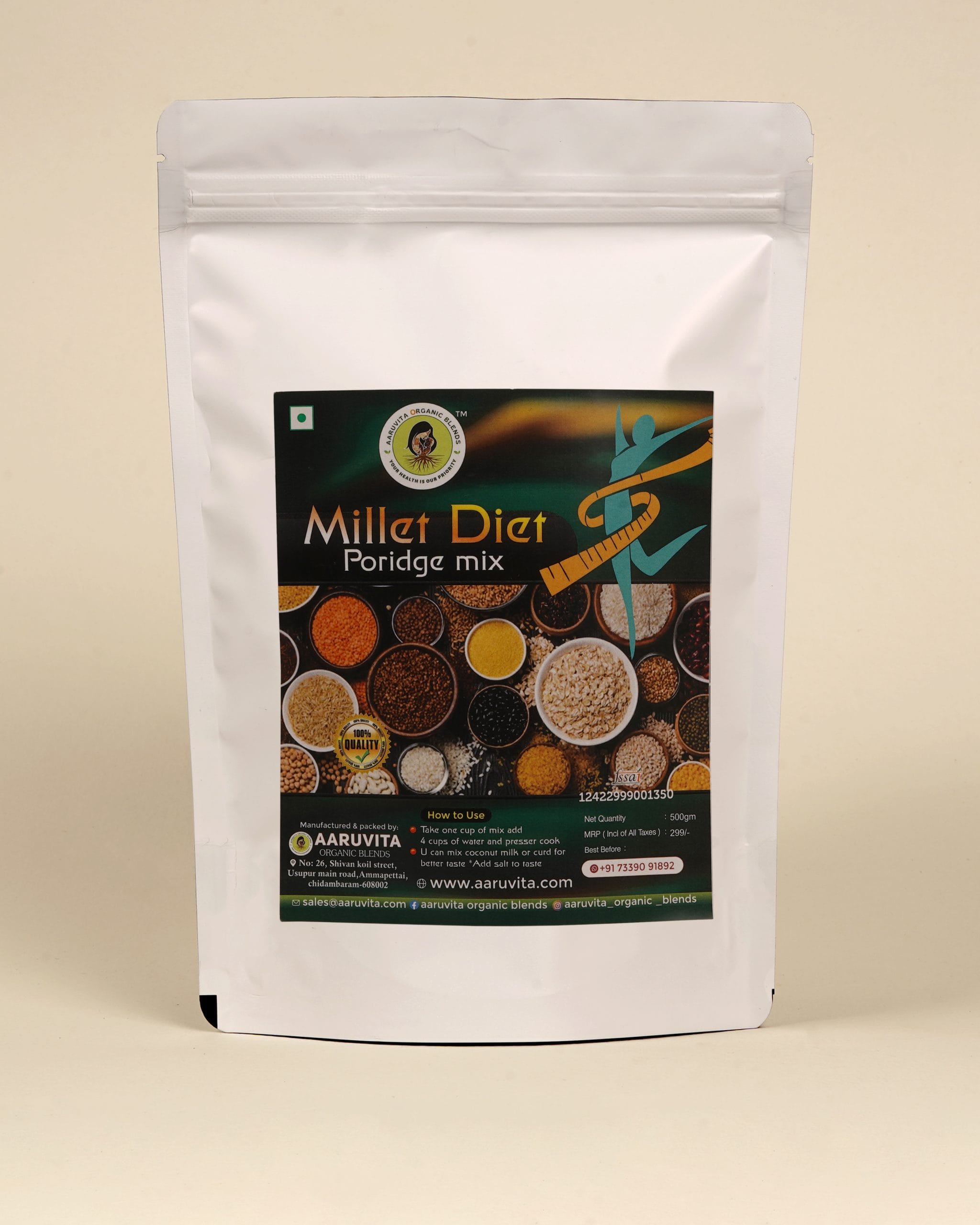 Millets diet porridge mix