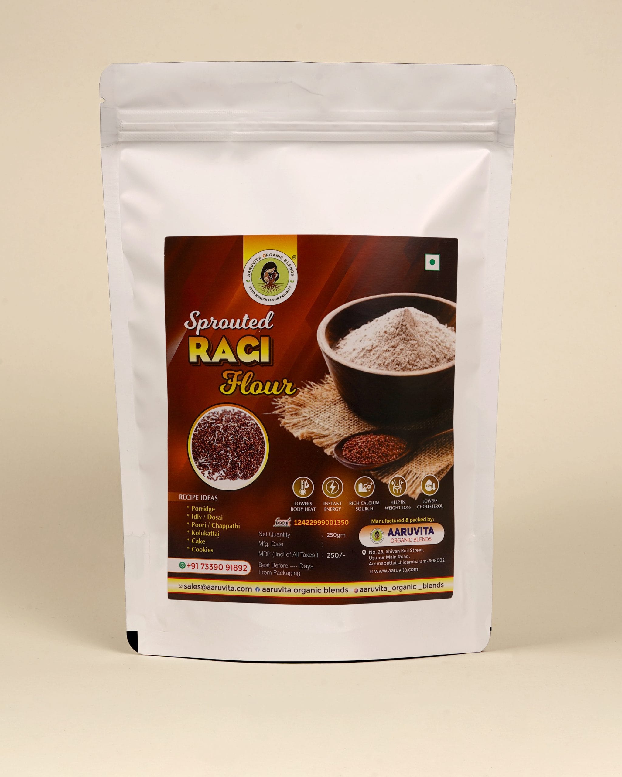 Sprouted Ragi flour